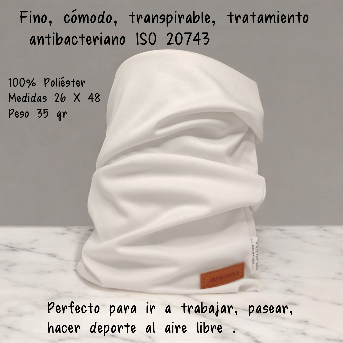 Braga de cuello antibacteriana