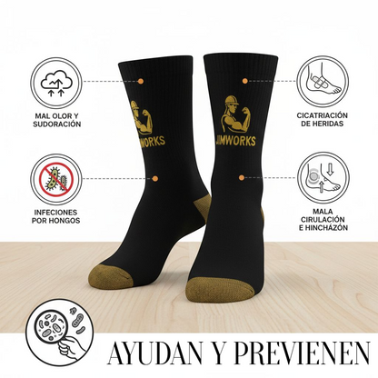 CALCETINES tecnología de Iones de Cobre pack 2ud