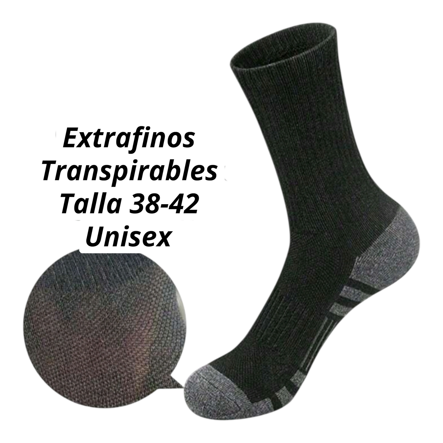 Calcetines Finos Transpirables Pack de 7 Pares