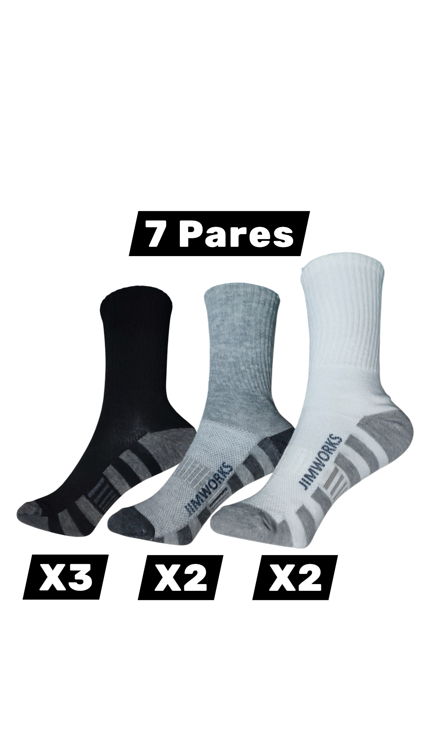 Calcetines Finos Transpirables Pack de 7 Pares
