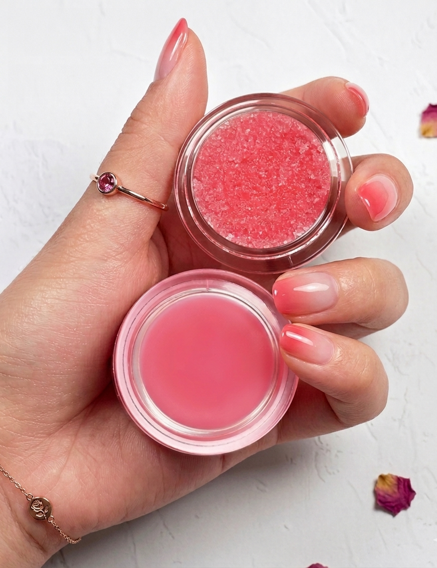 Exfoliante Labial con Bálsamo Hidratante Efecto Inmediato