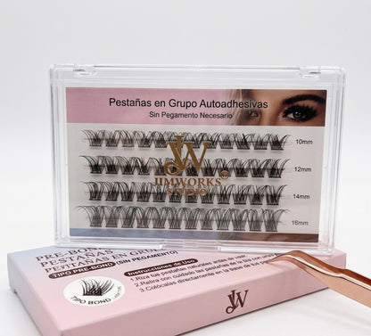Pestañas Postizas Autoadhesivas"Instant Glam" La Revolución Sin Pegamento (10-16mm)