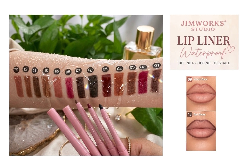 Delineador Labial Retractil Waterproof Larga Duración No Mancha