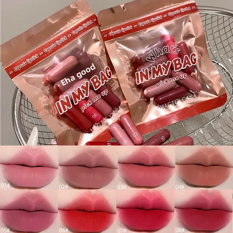 Set de Labiales "Vibrant Mood": 8 Tonos Irresistibles en un Solo Kit