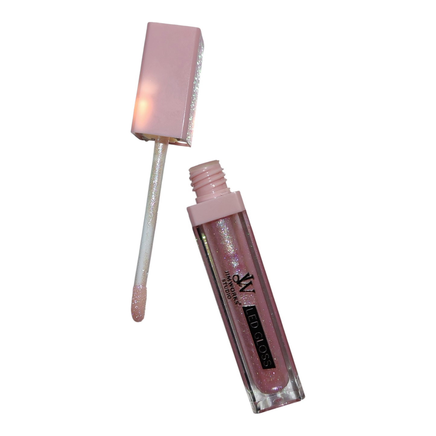 Brillo Labial 3 EN 1 Espejo y Luz Led Incorporado Vitamine E Antioxidante